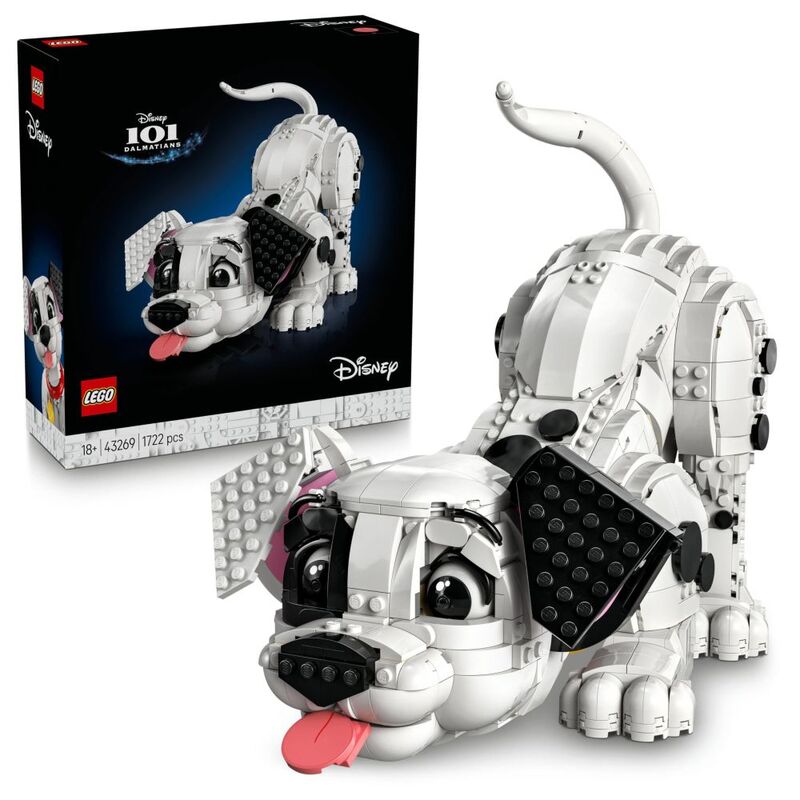 LEGO Disney 101 Dalmatians Puppy Nostalgic Gift-Giving Idea for Adults - 43269 (1722 Pieces) LEGO Disney 101 Dalmatians Puppy Nostalgic Gift-Giving Idea for Adults - 43269 (1722 Pieces)