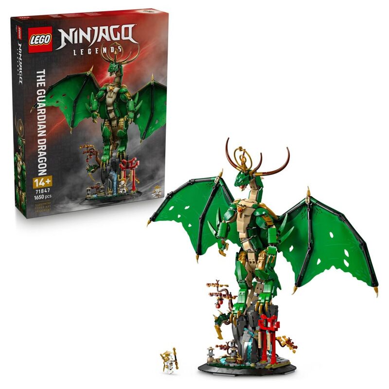 LEGO NINJAGO The Guardian Dragon Display Building Kit - 71847 (1650 Pieces) LEGO NINJAGO The Guardian Dragon Display Building Kit - 71847 (1650 Pieces)