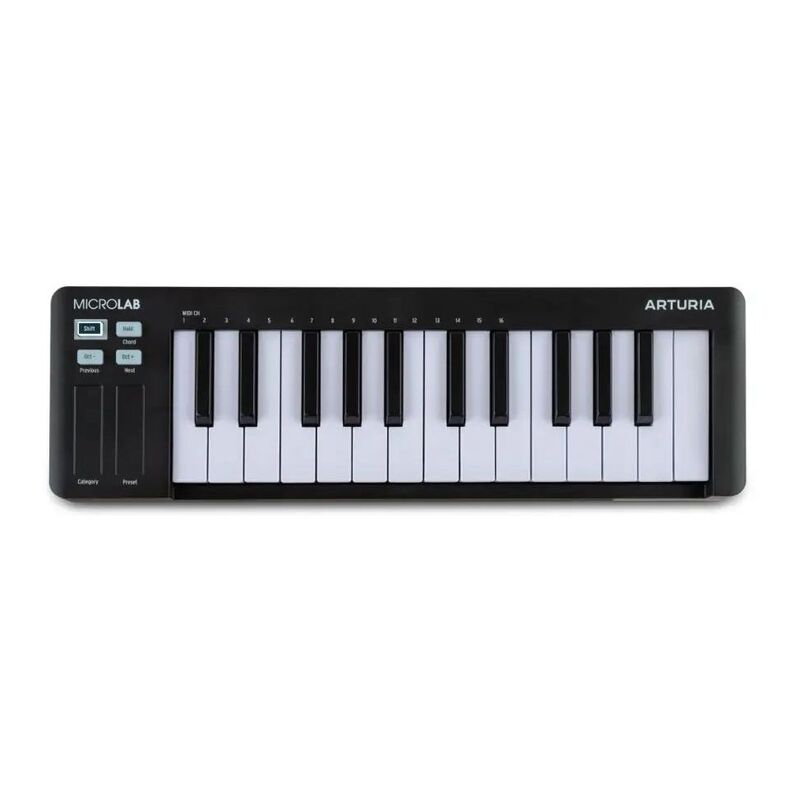 Arturia Microlab MK3 Universal Midi Keyboard Controller - Black Arturia Microlab MK3 Universal Midi Keyboard Controller - Black