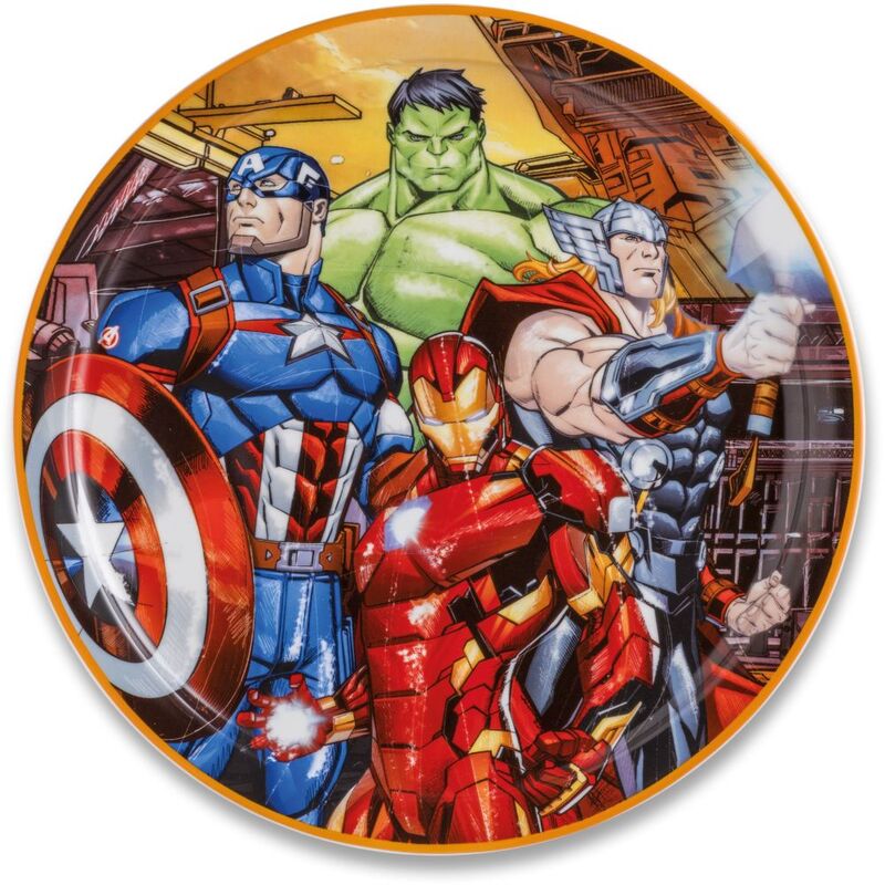 EGAN Marvel Serving Plate - Avengers (31cm Diameter) EGAN Marvel Serving Plate - Avengers (31cm Diameter)