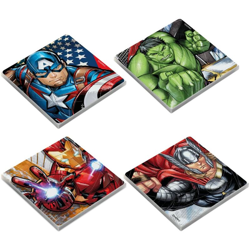 EGAN Marvel Coaster (Set Of 4) - Avengers
