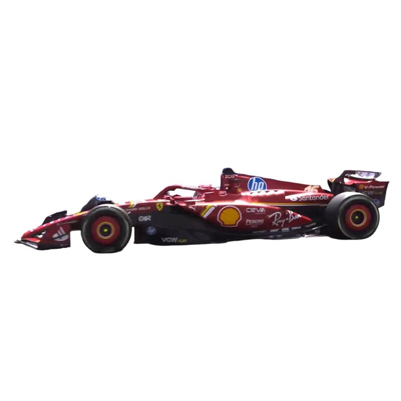 Bburago Formula 1 Ferrari Monaco Gp Sf-24 1.43 Without Helmet & Plastic Stand Die Cast Bburago Formula 1 Ferrari Monaco Gp Sf-24 1.43 Without Helmet & Plastic Stand Die Cast