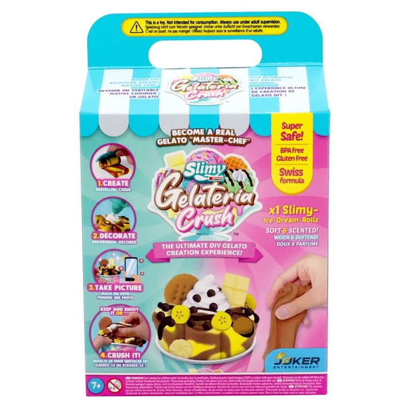 Slimy Gelateria Rolls Diy Ice Cream Rollz Kit With Scented Slimy & Decorations (Assorted - Includes 1)