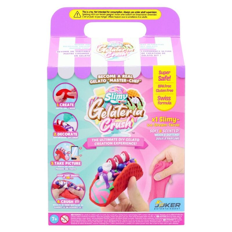 Slimy Gelateria Tacos Diy Dessert Slime Taco Set (Assorted - Includes 1)