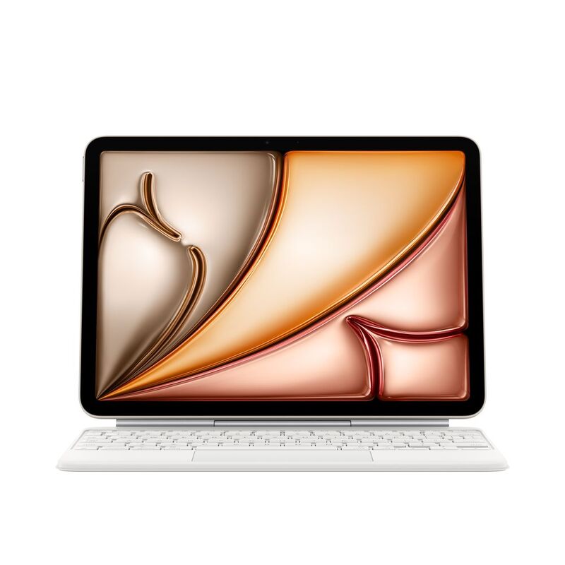 Apple Magic Keyboard for iPad Air 11-Inch (M3) - Arabic - White Apple Magic Keyboard for iPad Air 11-Inch (M3) - Arabic - White