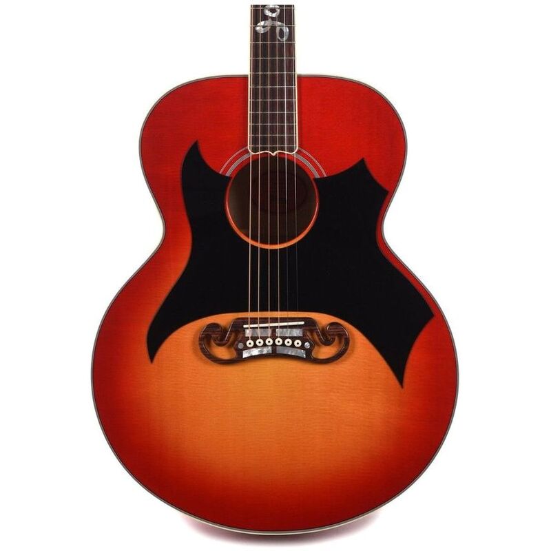 Gibson Custom Shop AMJBJC20VCS Artist Johnny Cash Signature Sj-200 Acoustic-Electric Guitar - Vintage Cherry Sunburst