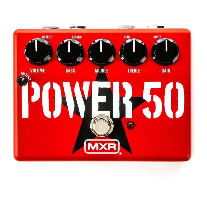 Jim Dunlop TBM1 Mxr Tom Morello Power 50 Overdrive Pedal - Red