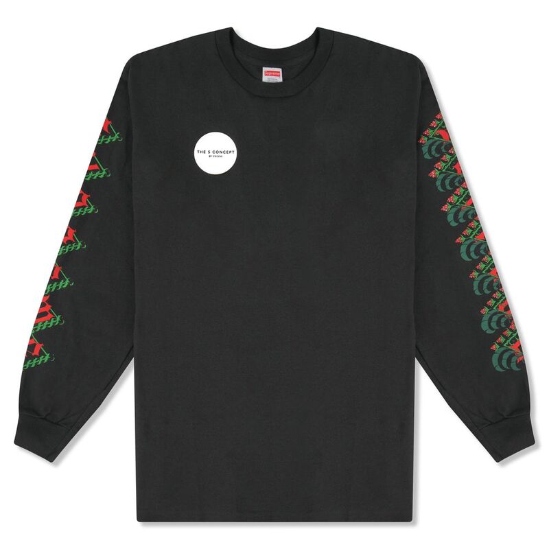 Supreme Strawberries Long Sleeve Tee - Black Supreme Strawberries Long Sleeve Tee - Black