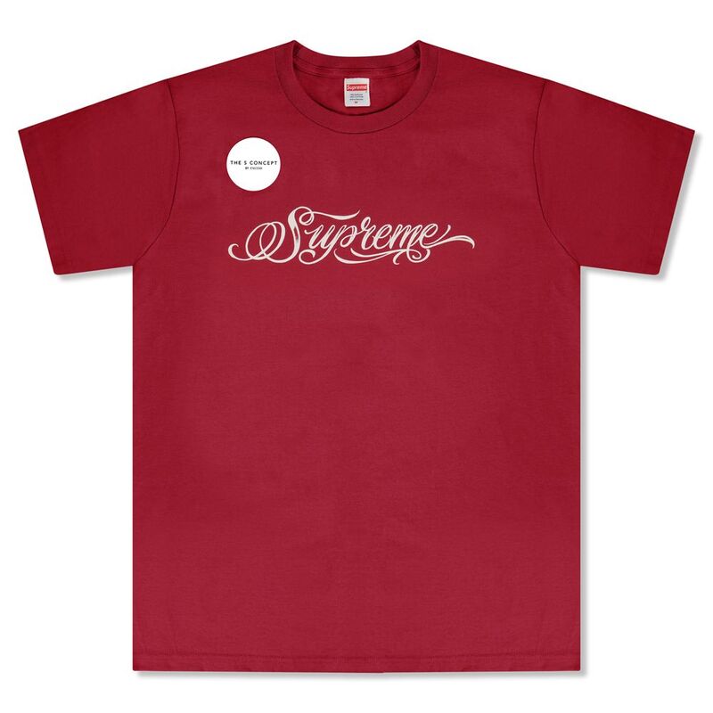 Supreme Script Tee - Cardinal Supreme Script Tee - Cardinal