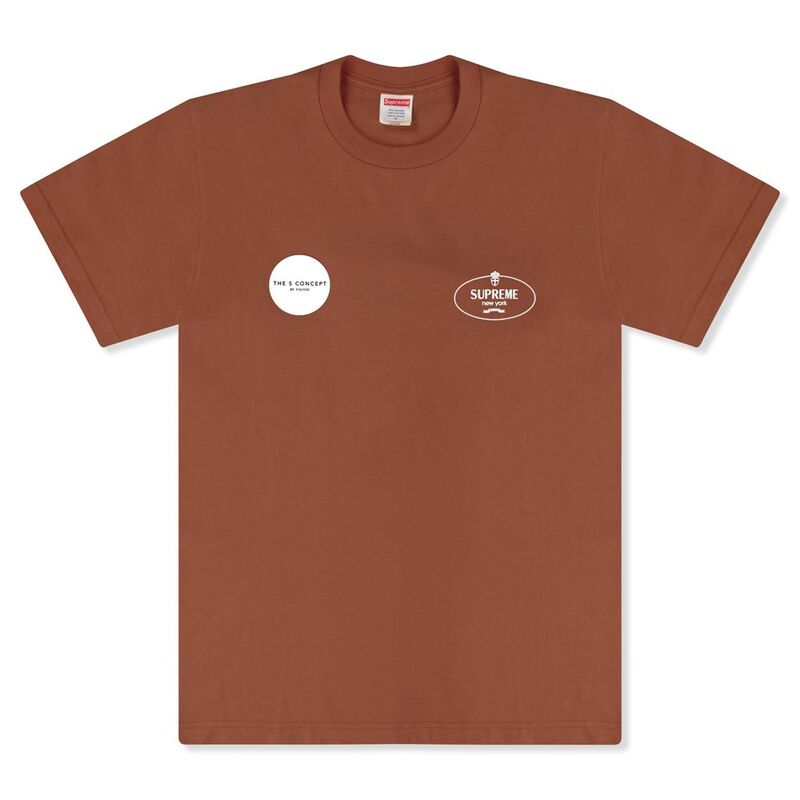Supreme Crest Tee - Brown Supreme Crest Tee - Brown