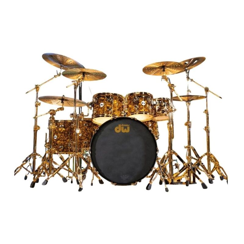DW Drums DRO6OAK7PTTCSC Collector Series 7-Piece Shell Pack -Exotic Oak
