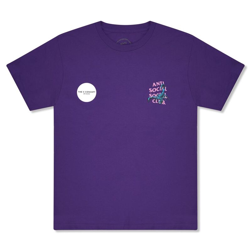 Anti Social Social Club Moodsting Tee - Purple Anti Social Social Club Moodsting Tee - Purple