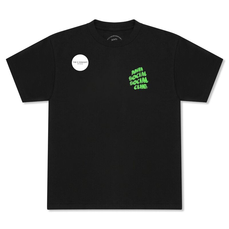 Anti Social Social Club How Deep Tee - Black Anti Social Social Club How Deep Tee - Black