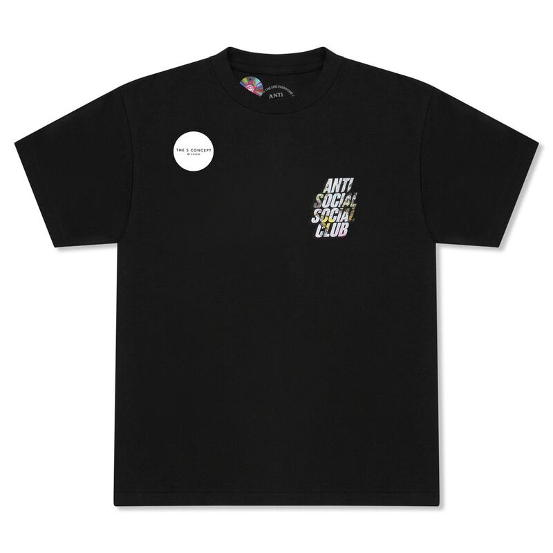 Anti Social Social Club Drop A Pin Tee - Black Anti Social Social Club Drop A Pin Tee - Black