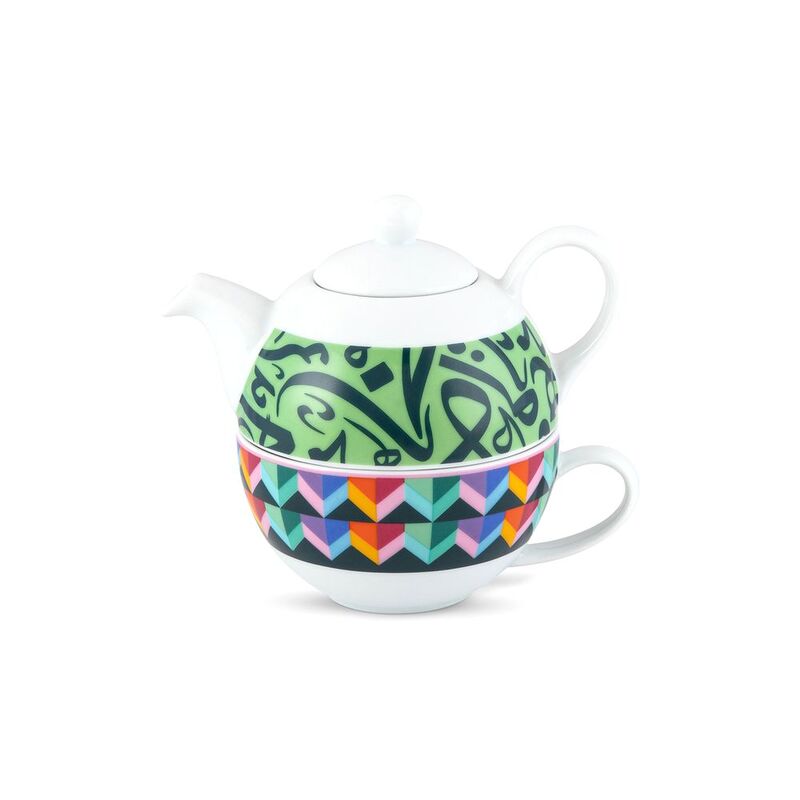 Silsal Bahja Teapot & Teacup Set