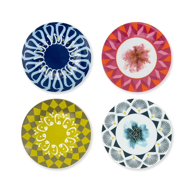 Silsal Bahja Dessert Plates (Set Of 4)