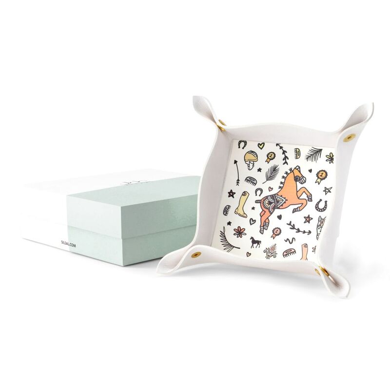 Silsal Al Khail Leather Catchall Tray Silsal Al Khail Leather Catchall Tray