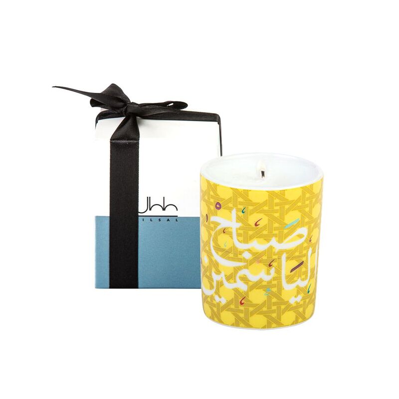 Silsal Khaizaran Rose Heritage Candle Mustard - 60G