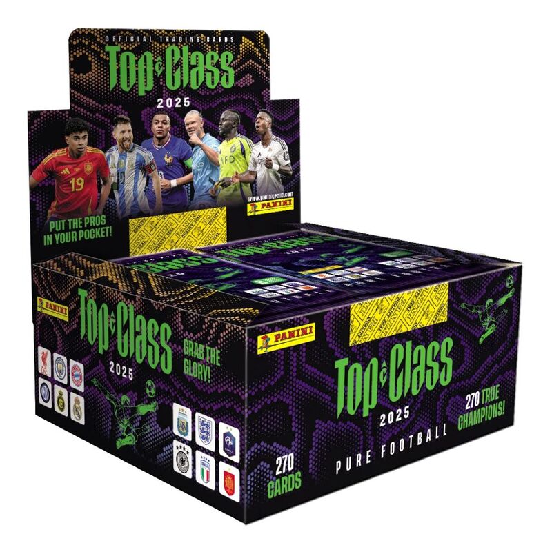 Panini Fifa Top Class 2025 Trading Cards (Pack of 8)