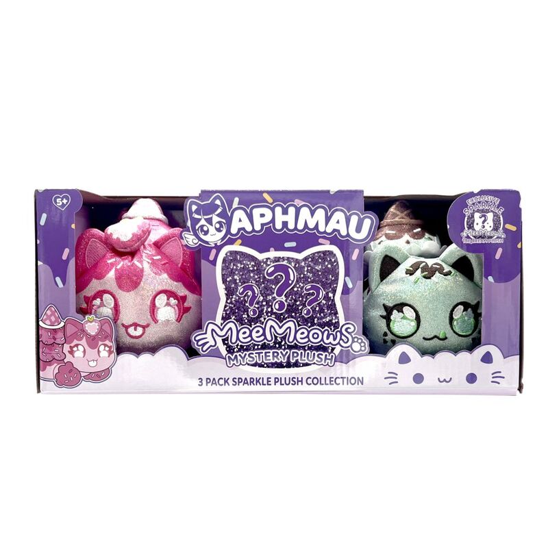Aphmau Aphmau Meemeow Plush Sparkle Ice Cream 6Inch (Pack Of 3) Aphmau Aphmau Meemeow Plush Sparkle Ice Cream 6Inch (Pack Of 3)