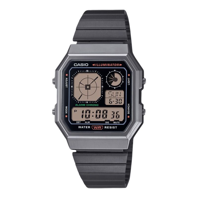 Casio Vintage Watch A130We-7Adf Silver Casio Vintage Watch A130We-7Adf Silver