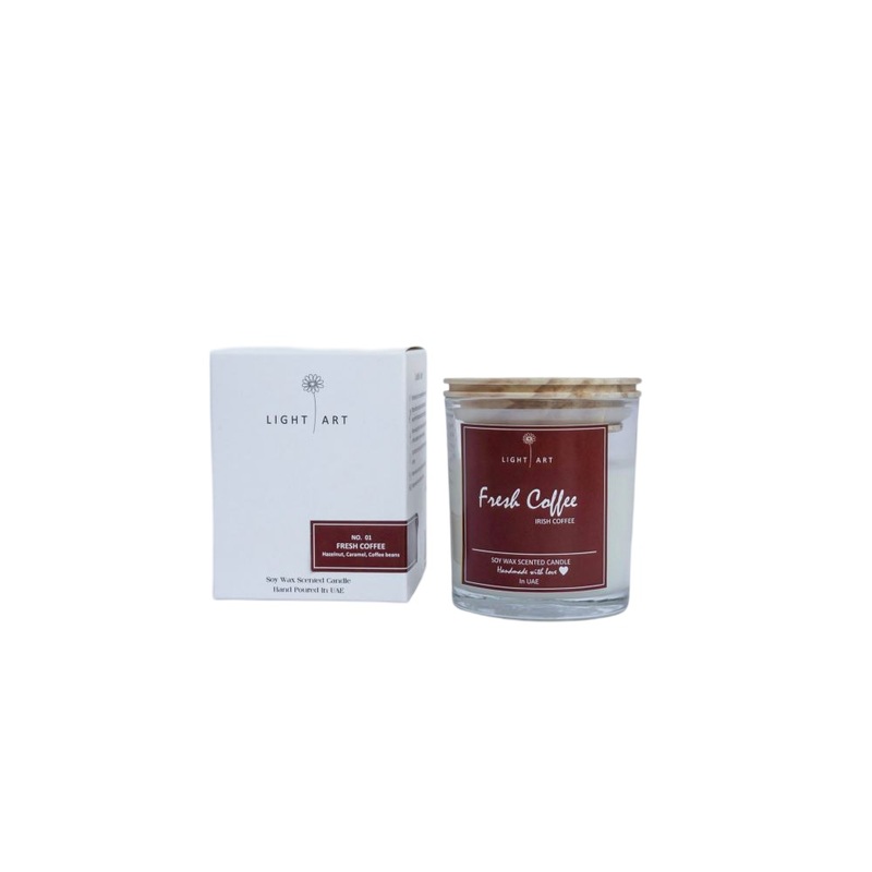 Light Art Fresh Coffee Jar 180ml White