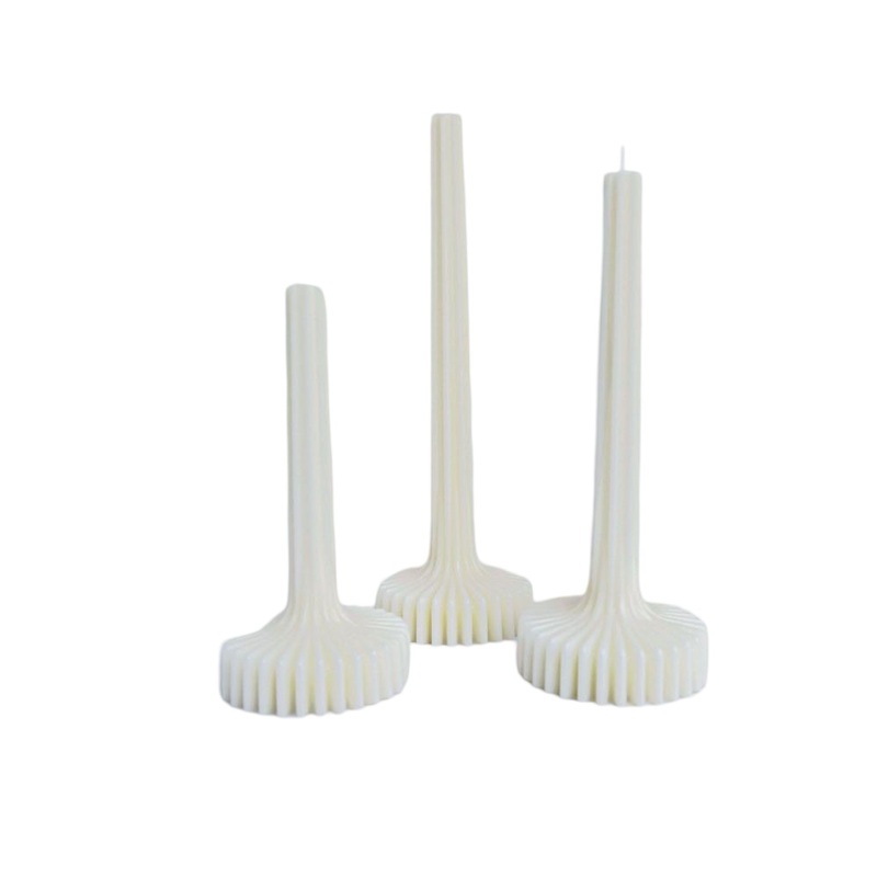 Light Art 3 Pillars Scented Candles White Light Art 3 Pillars Scented Candles White