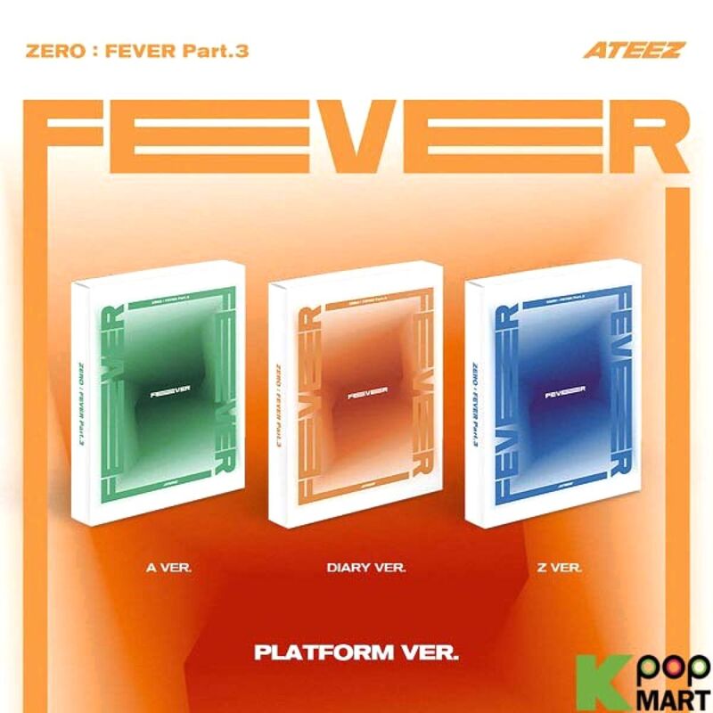 Zero : Fever Part.3 (Platform Ver.) (Assortment - Includes 1) | Ateez Zero : Fever Part.3 (Platform Ver.) (Assortment - Includes 1) | Ateez