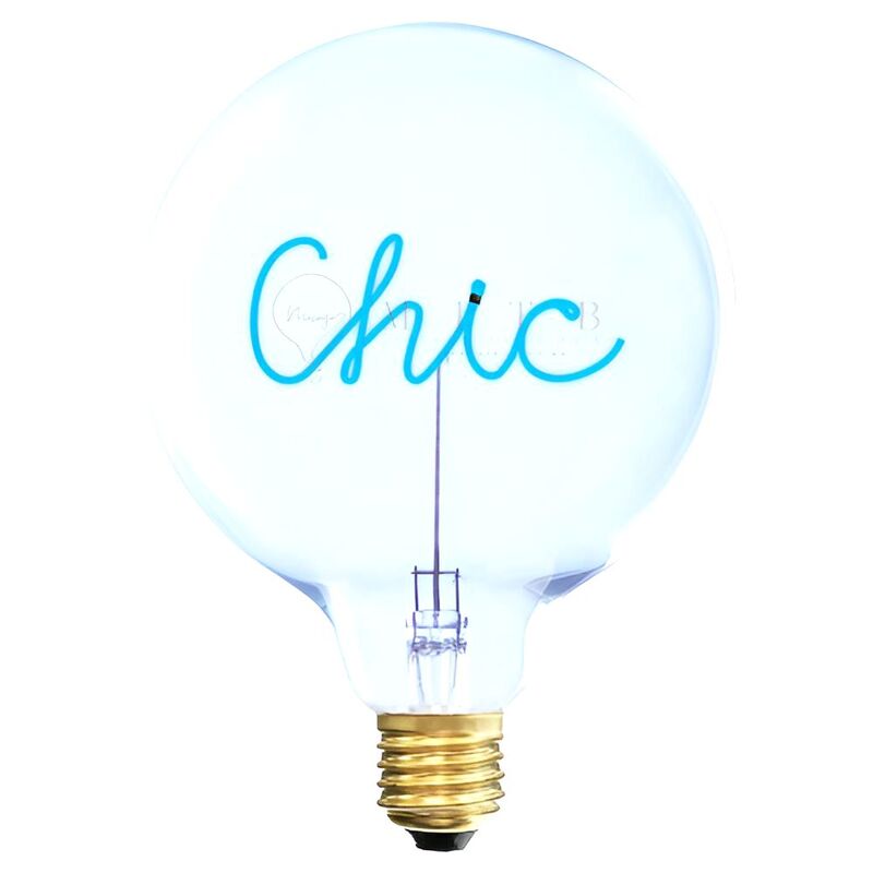 Message In The Bulb - Chic Bleu LED Light Bulb