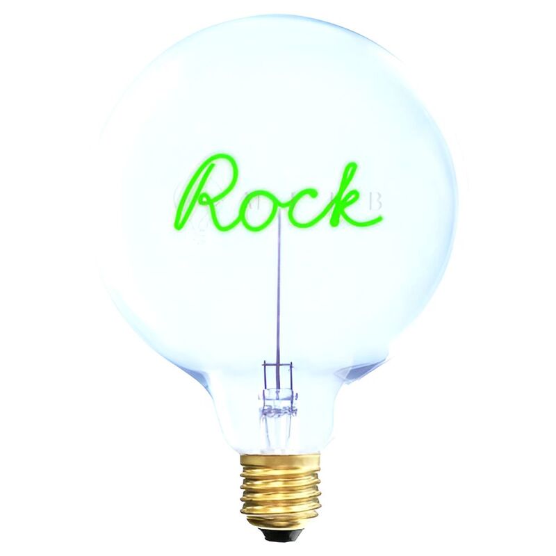 Message In The Bulb - Rock Vert LED Light Bulb
