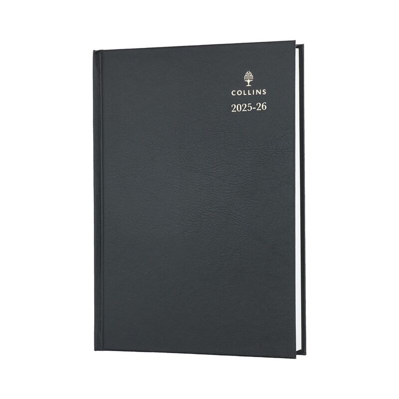 Collins Mid-Year 2025-2026 Mid Year A5 Day-To-Page Appointments Paper Black Collins Mid-Year 2025-2026 Mid Year A5 Day-To-Page Appointments Paper Black