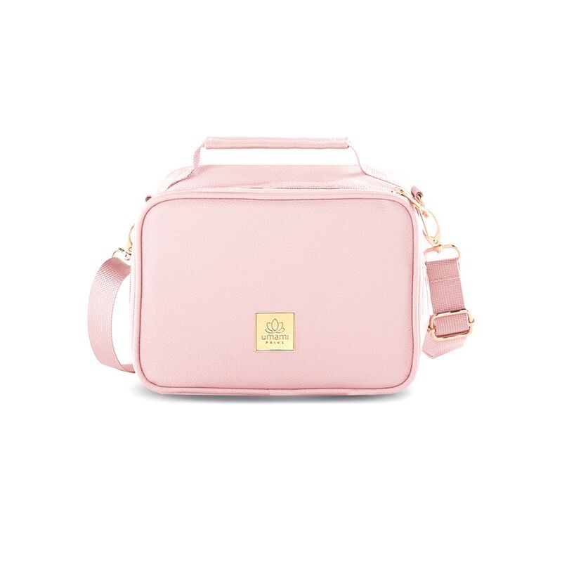 Umami Prive Insulated Leather Lunch Bag Rose Umami Prive Insulated Leather Lunch Bag Rose