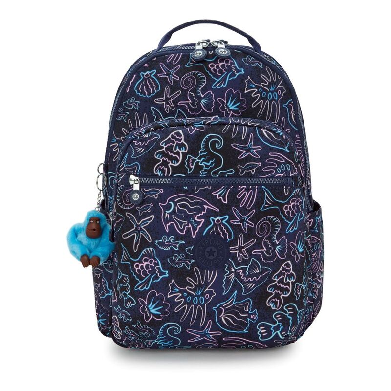 Kipling Seoul Lap Disco Fish Backpacks