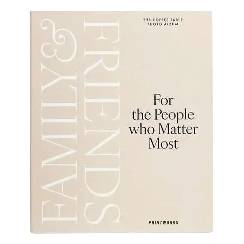 Printworks Photo Album - Family And Friends Beige