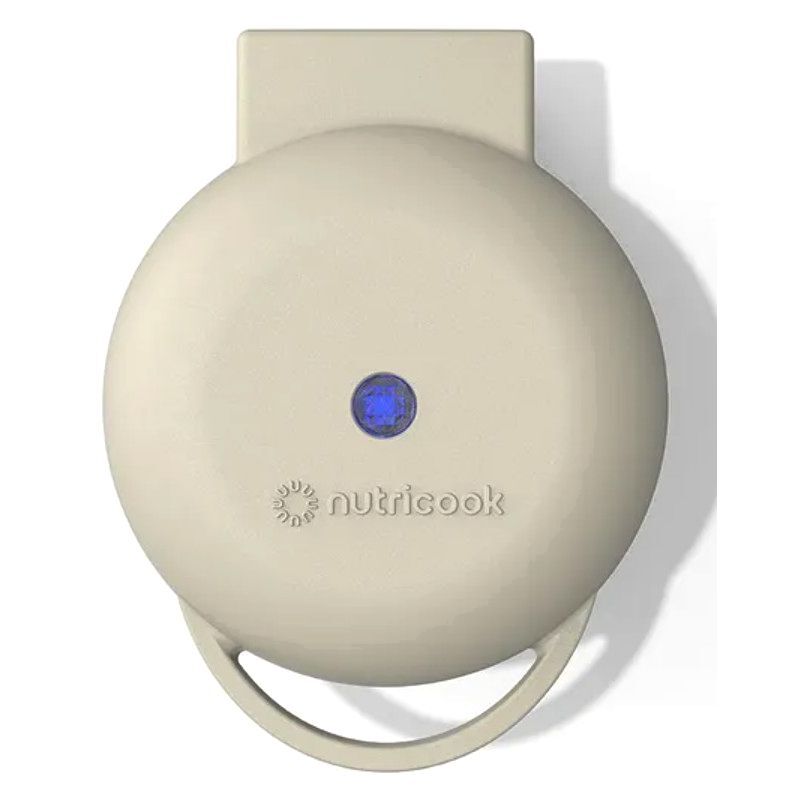 Nutricook Mini Waffle Maker Beige Nutricook Mini Waffle Maker Beige