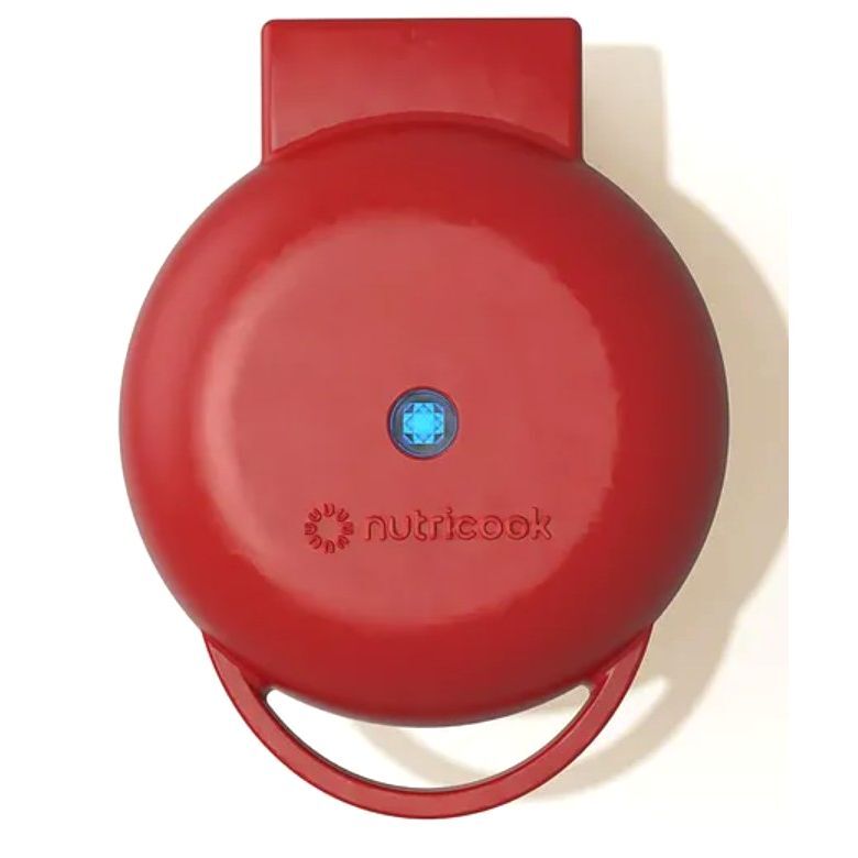 Nutricook Mini Waffle Maker Red Nutricook Mini Waffle Maker Red