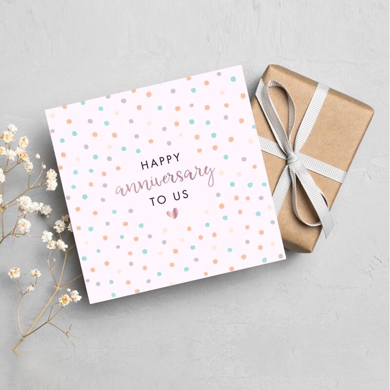 Share The Love Happy Anniversary To Us Greeting Card Share The Love Happy Anniversary To Us Greeting Card