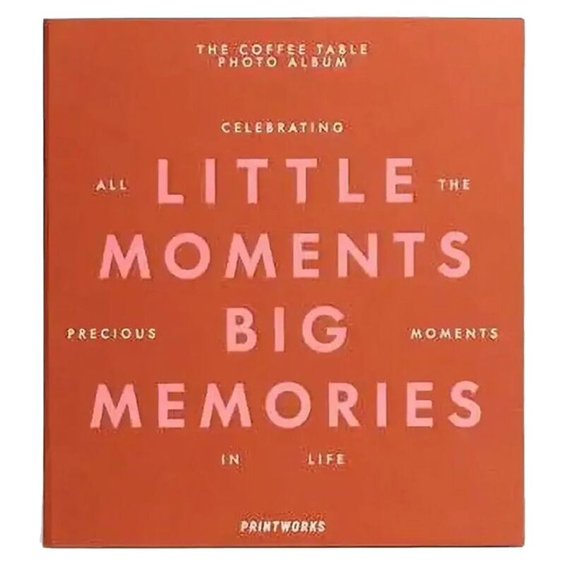 Printworks Photo Album - Little Moments Big Memories Orange Printworks Photo Album - Little Moments Big Memories Orange