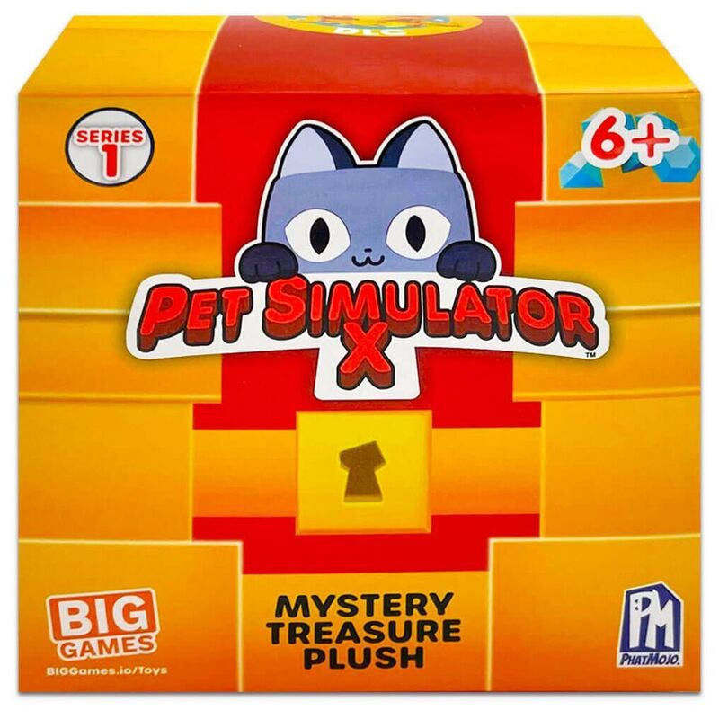 Phatmojo Pet Simulator X Mystery Treasure Plush Toy (Assortment - Includes 1) Phatmojo Pet Simulator X Mystery Treasure Plush Toy (Assortment - Includes 1)