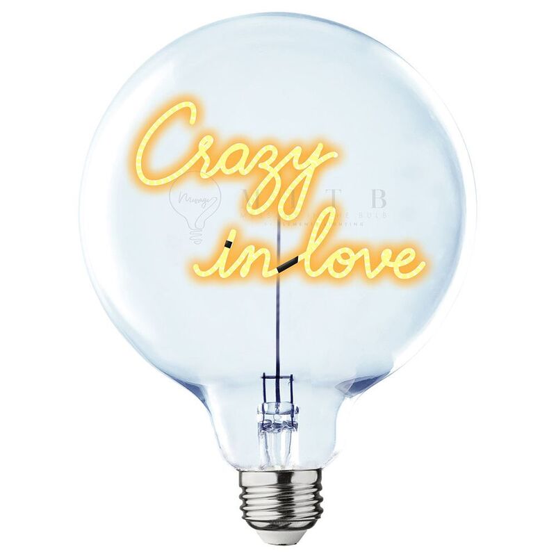 Message In The Bulb - Crazy In Love LED Light Bulb (6 Volt) Message In The Bulb - Crazy In Love LED Light Bulb (6 Volt)