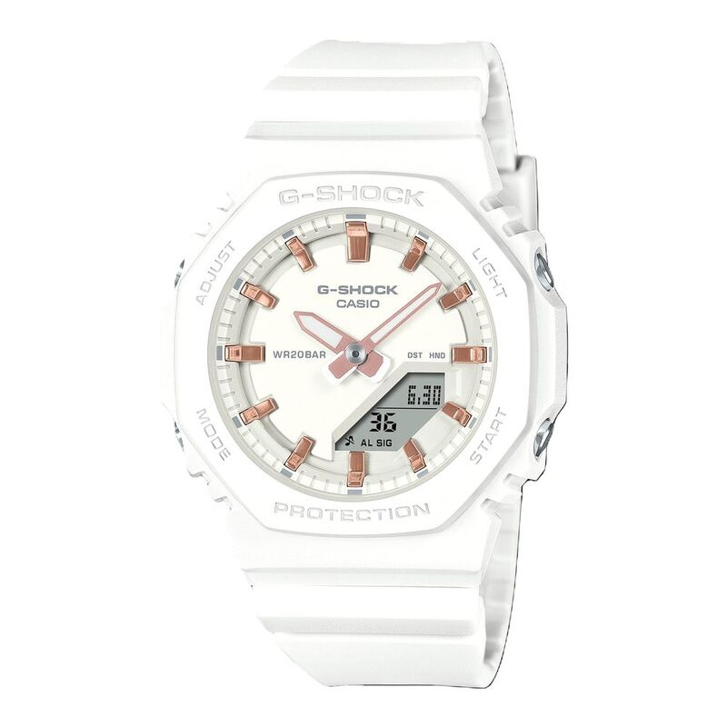 Casio G-Shock GMA-P2100M-7ADR Casual Women's Analog-Digital Watch - White Casio G-Shock GMA-P2100M-7ADR Casual Women's Analog-Digital Watch - White
