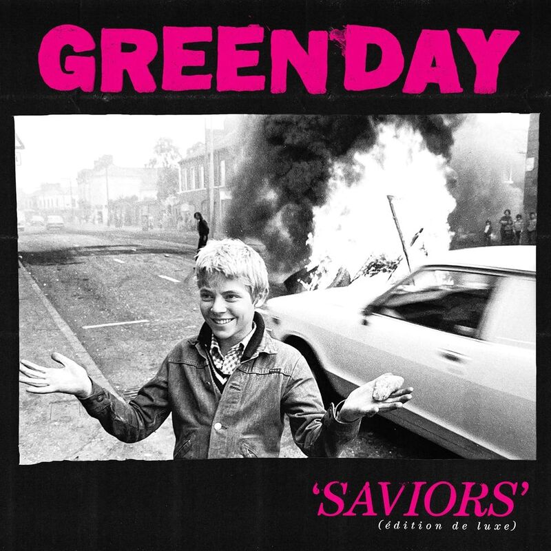 Saviors (Pink & White Splatter Colored Vinyl) (Limited Edition) (2 Discs) | Green Day Saviors (Pink & White Splatter Colored Vinyl) (Limited Edition) (2 Discs) | Green Day