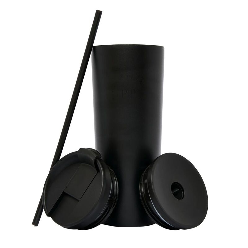 Prickly Pear 2 In 1 Travel Tumbler - Black Logo 24Oz Prickly Pear 2 In 1 Travel Tumbler - Black Logo 24Oz