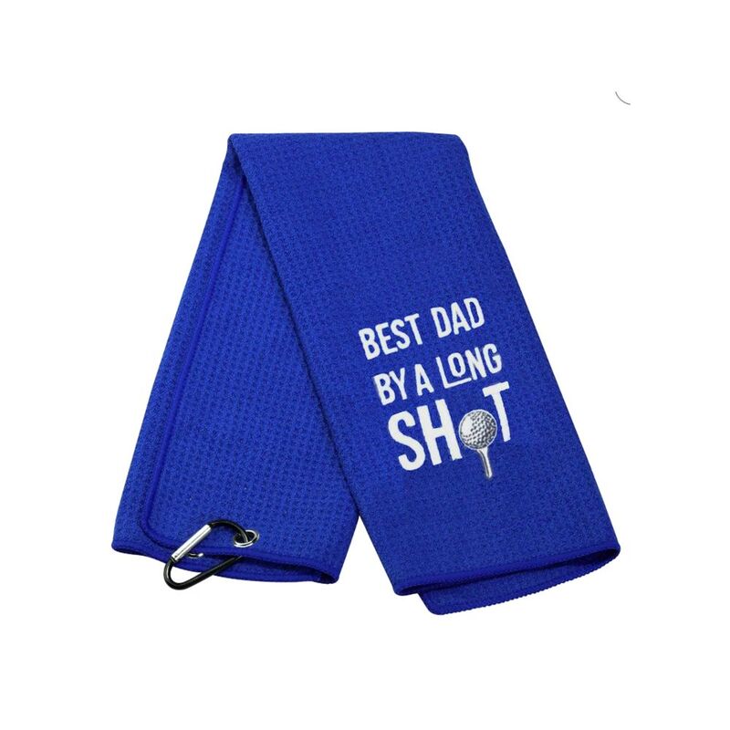 Share The Love Best Dad By A Long Shot Embroidered Golf Towel For Dad Share The Love Best Dad By A Long Shot Embroidered Golf Towel For Dad
