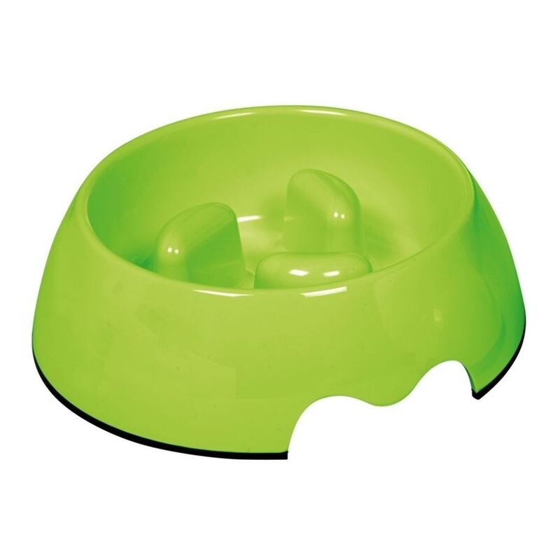 Nutrapet Melamine Slowfeeding Pet Bowl - Green - Medium ml/oz (17.5 x 6.5 cm) Nutrapet Melamine Slowfeeding Pet Bowl - Green - Medium ml/oz (17.5 x 6.5 cm)