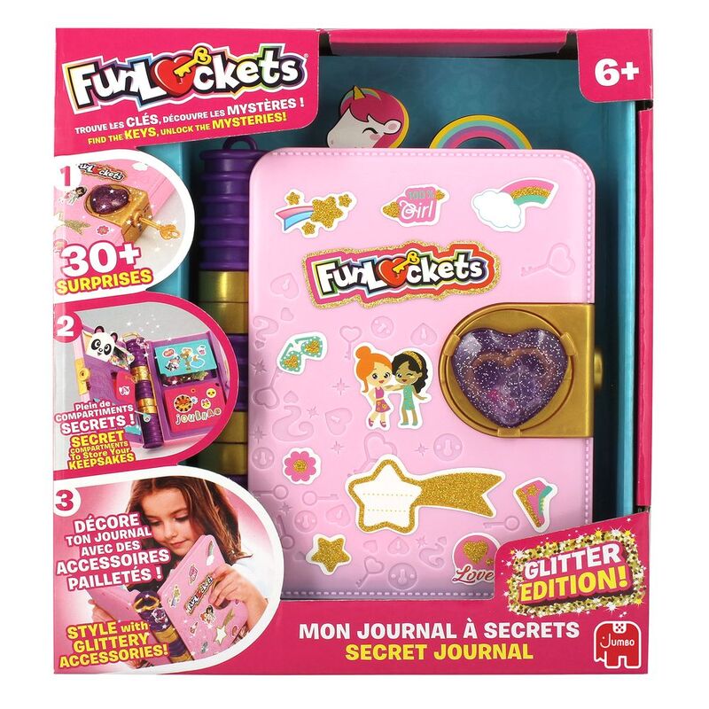 Funlockets Secret Journal Glitter Edition (Includes 1)