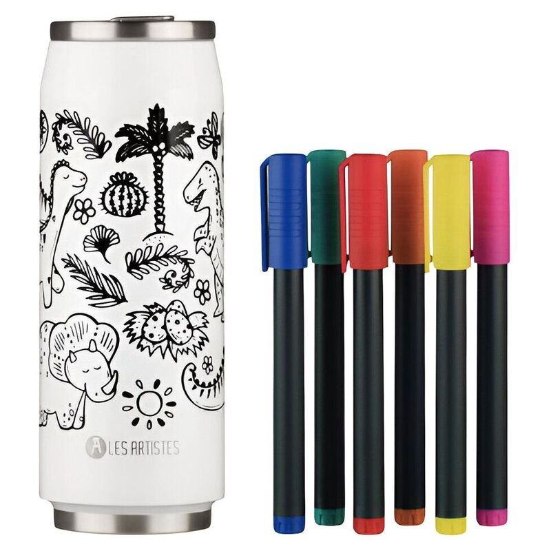 Les Artistes Can Creative Color Set Dino Mat 165 fl.oz./ 500ml Les Artistes Can Creative Color Set Dino Mat 165 fl.oz./ 500ml
