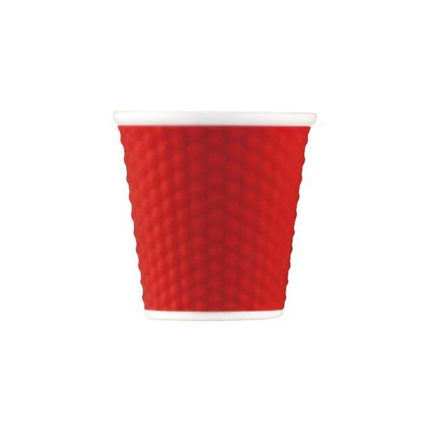 Les Artistes Honeycomb Cups Django Red Glossy 8cl/25oz Les Artistes Honeycomb Cups Django Red Glossy 8cl/25oz