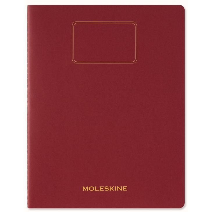 Moleskine Student Cashier Notebook XXL Ruled Red