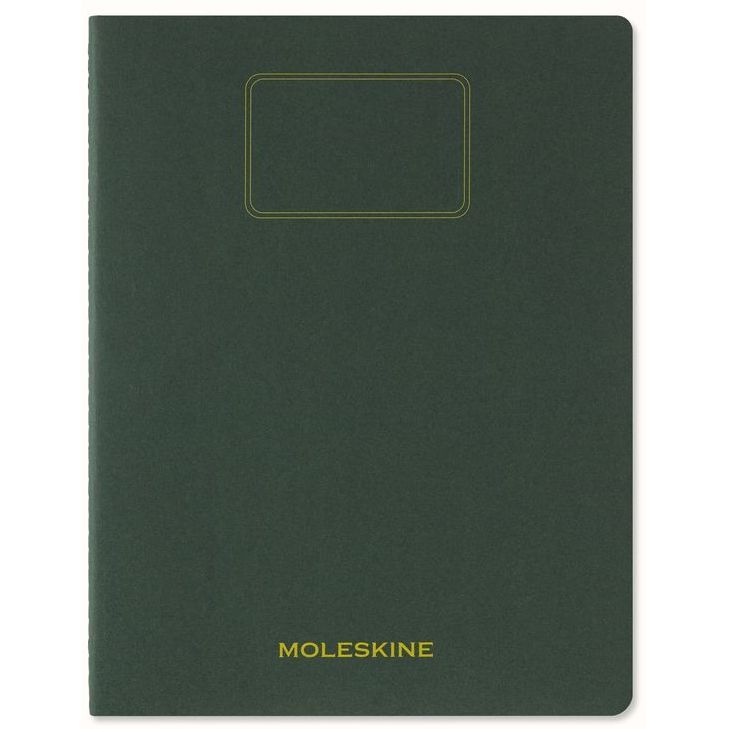 Moleskine Student Cashier Notebook XXL Ruled Myrtle Green